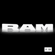 2019 2023 RAM 1500 Black Lighted Grille Emblem   White LED Mopar Licensed