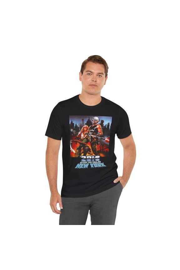 2019 After The Fall Of New York T-Shirt Black Short Sleeve Movie Tee