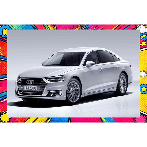 2019 Audi A8 L Plug In Hybrid - Pop Art Edition | 24x36 Inch Glossy ...
