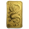 thumbnail image 1 of 2019 Australia 1 oz Gold Rectangular Dragon Coin BU, 1 of 3