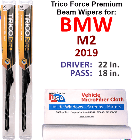 2019 BMW M2 Performance Beam Wipers (Set of 2)