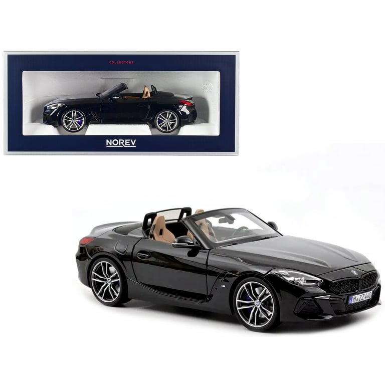 2019 BMW Z4 Convertible Black Metallic 1/18 Diecast Model Car by Norev