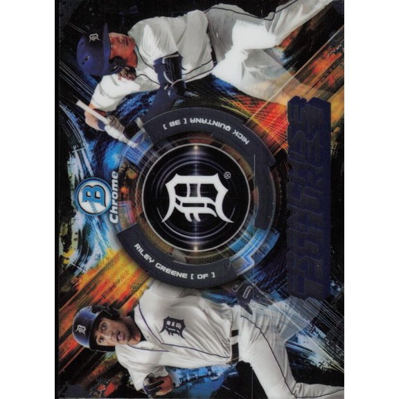 2019 BOWMAN DRAFT FRANCHISE FUTURES #FF-GQ NICK QUINTANA/ RILEY GREENE DETROIT TIGERS