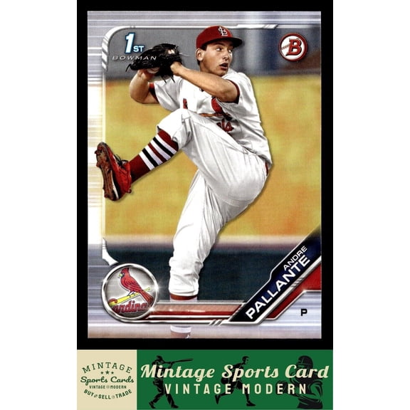 2019 Bowman Draft Andre Pallante St. Louis Cardinals 1st Bowman #BD-53 Baseball Card