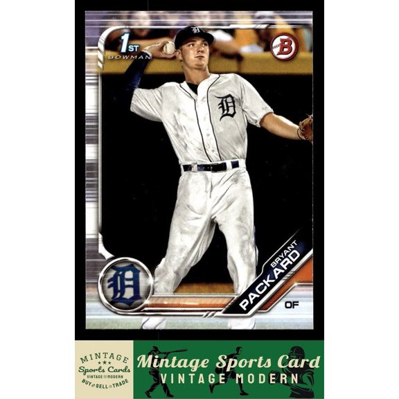 2019 Bowman Draft Bryant Packard BD-123 Detroit Tigers Baseball Card