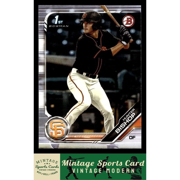2019 Bowman Draft Hunter Bishop #BD-31 1st Bowman