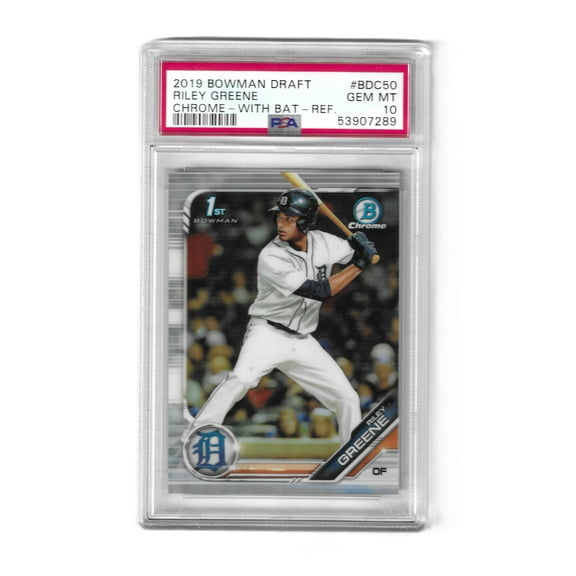 2019 Bowman Draft Riley Greene Chrome Refractor PSA 10 GEM MINT