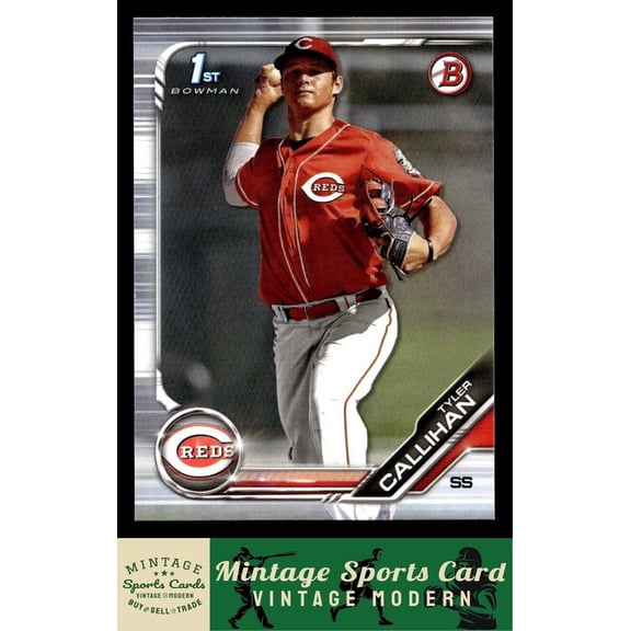 2019 Bowman Draft Tyler Callihan Cincinnati Reds #BD-47 1st Bowman Baseball Card