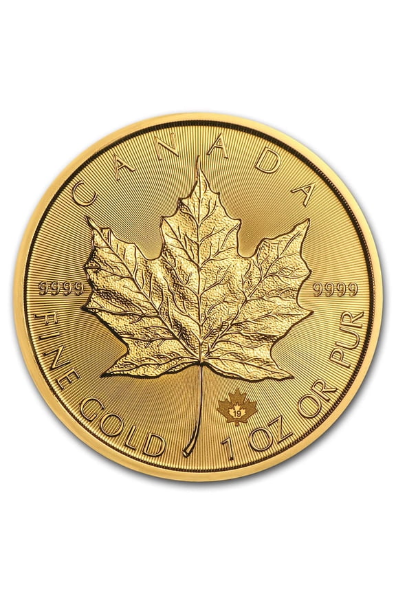 2019 Canada 1 oz Gold Maple Leaf BU