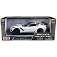 thumbnail image 1 of Diecast Car w/Display Case - 2019 Chevy Corvette ZR1, White - Motor Max 79356WH - 1/24 scale Diecast Model Toy Car, 1 of 3