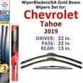 thumbnail image 1 of 2019 Chevrolet Tahoe Beam Wiper Blades Wipers WBUSA (Set of 3) w/Rear Wiper, 1 of 3