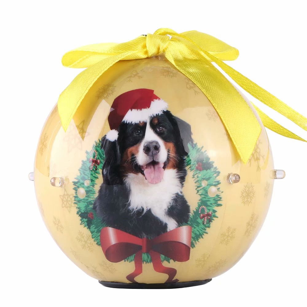 CueCue Pet Christmas Ball Ornaments Holiday Plastic 3 inch Silver, 40-Pack