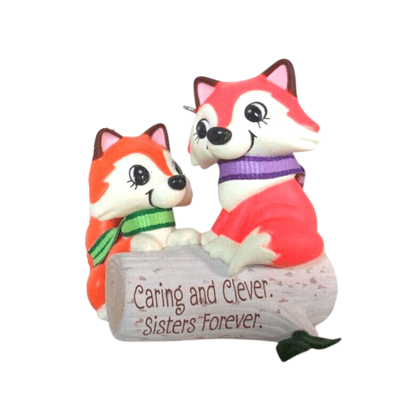 2019 Clever Sisters (Sisters) Hallmark Keepsake Christmas Tree Ornaments QGO2047