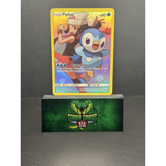 2019 Cosmic Eclipse Piplup Holo Secret Rare CHR FA #239/236