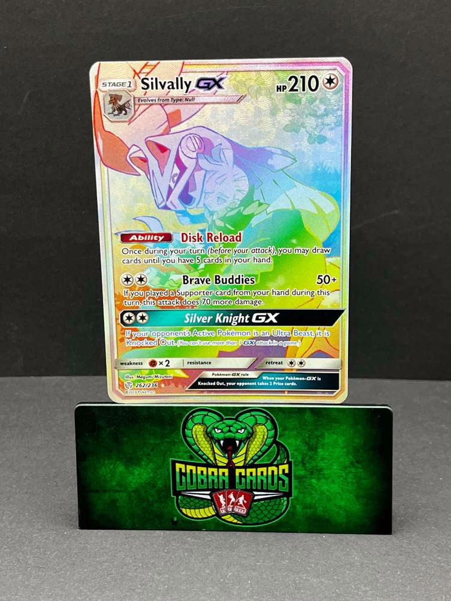 pokemon cosmic eclipse card list price Silvally GX (Full Art) (227/236) [Sun & Moon: Eclipse]  Plug and Trainer cards to get excited about Cosmic Eclipse (Sun & Moon)