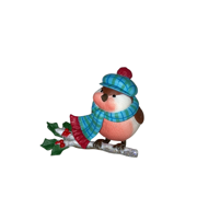 2019 Cozy Critters #3   Robin Cozy Critters Hallmark Keepsake Christmas Tree Ornaments QXR9039