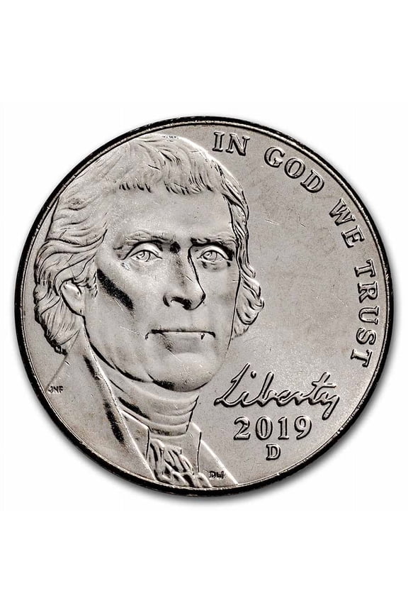 2019-D Jefferson Nickel BU