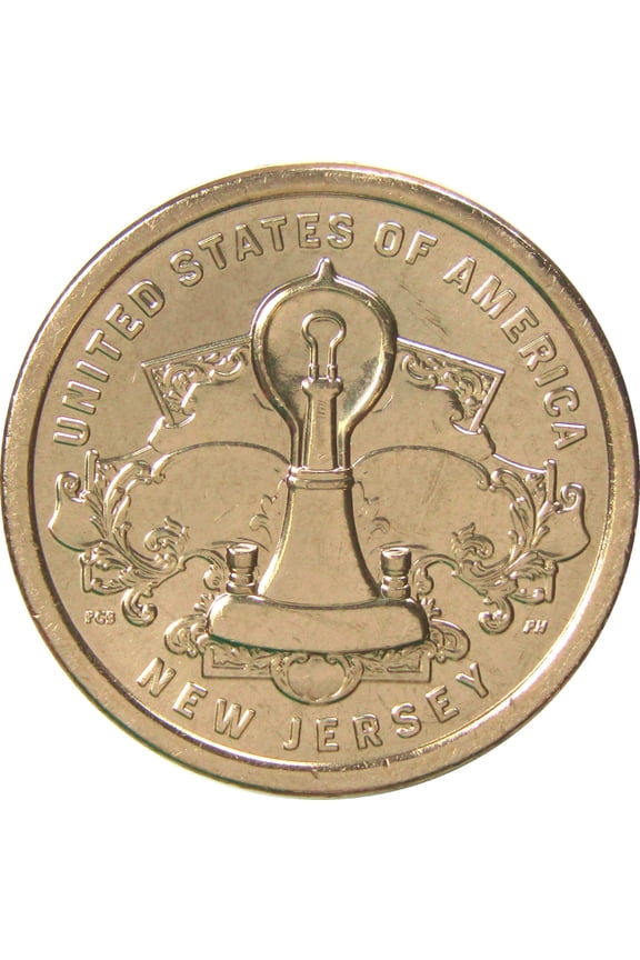 2019 D Light Bulb American Innovation Dollar Uncirculated $1 Coin