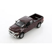 2019 Dodge Ram 1500 Pickup, Burgundy - Welly 24104/4D - 1/27 scale Diecast Model Toy Car