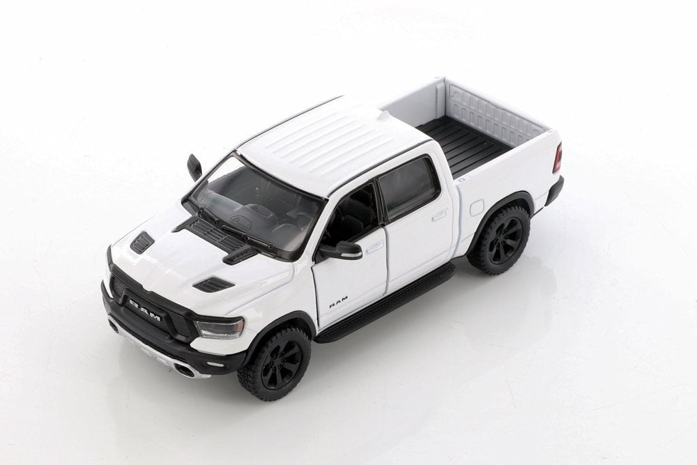 2019 Dodge Ram Pick Up Truck, White - Kinsmart 5413D - 1/46 scale Diecast Model Toy Car (Brand New but NO BOX)