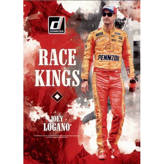 Near Mint 2019 Donruss NASCAR Racing Race Kings #12 Joey Logano Racing Card