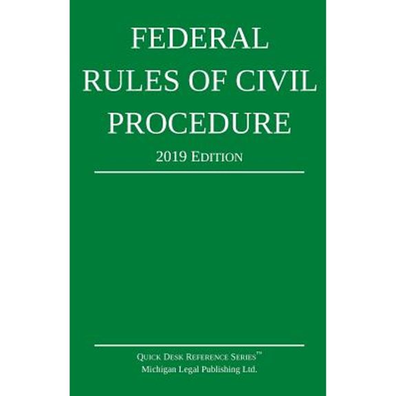 Pre-Owned Federal Rules of Civil Procedure; 2019 Edition: With Statutory Supplement (Paperback) 1640020454 9781640020450