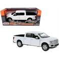 thumbnail image 1 of 2019 Ford F-150 Lariat Crew Cab Pickup Truck, White - Motor Max 79363WH - 1/27 scale Diecast Model Toy Car, 1 of 4