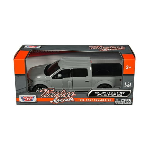 2019 Ford F-150 Limited Crew Cab Pickup Truck Gray "Timeless Legends" Series 1/24-1/27 Diecast Model Car by Motormax