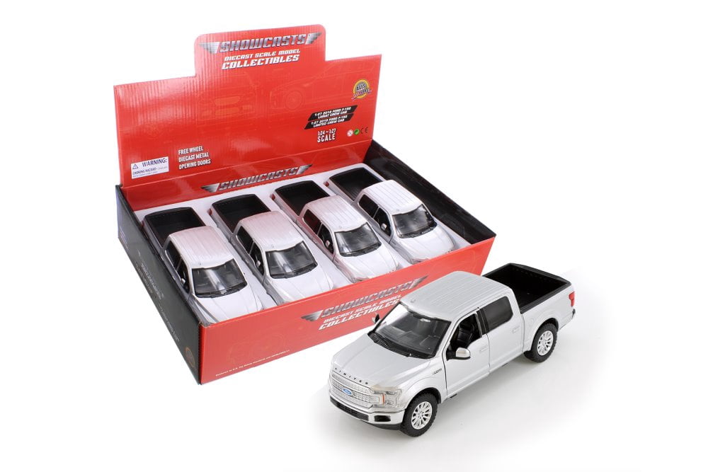 2019 Ford F-150 Limited Crew Cab, Silver - Showcasts 71363/4D - 1/27 ...