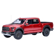 2019 Ford F-150 Raptor Pickup Truck Ruby Red Metallic 1/18 Model Car by Autoart