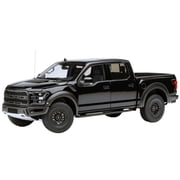 2019 Ford F-150 Raptor Pickup Truck Agate Black 1/18 Model Car by Autoart