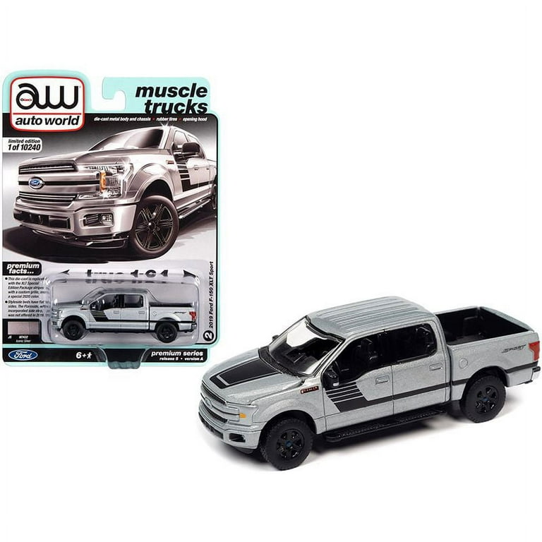 2019 Ford F-150 XLT Sport Pickup Truck Iconic Silver Metallic with