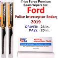 thumbnail image 1 of 2019 Ford Police Interceptor Sedan Performance Beam Wipers (Set of 2), 1 of 3