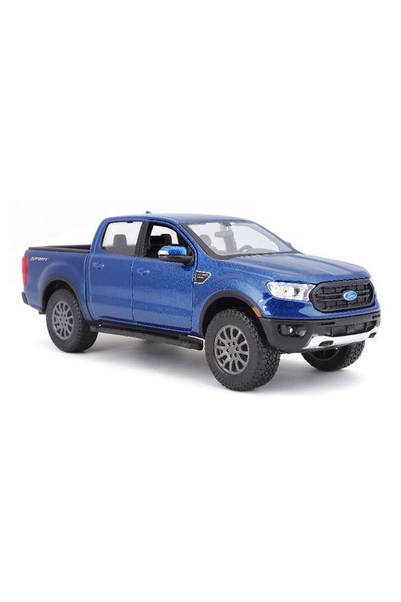 2019 Ford Ranger, Pickup Truck Blue - Showcasts 38521BU - 1/27 Scale Diecast Model Car