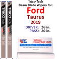 thumbnail image 1 of 2019 Ford Taurus Beam Blade Wipers (Set of 2), 1 of 3