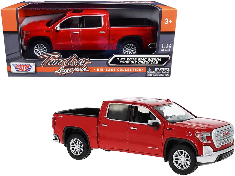 2019 GMC Sierra 1500 SLT Crew Cab Pickup Truck Red 1 24 1 27