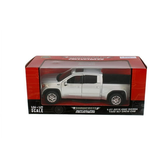 2019 GMC Sierra 1500 SLT Crew Cab, Silver - Showcasts 71361SV - 1/27 Scale Diecast Model Toy Car