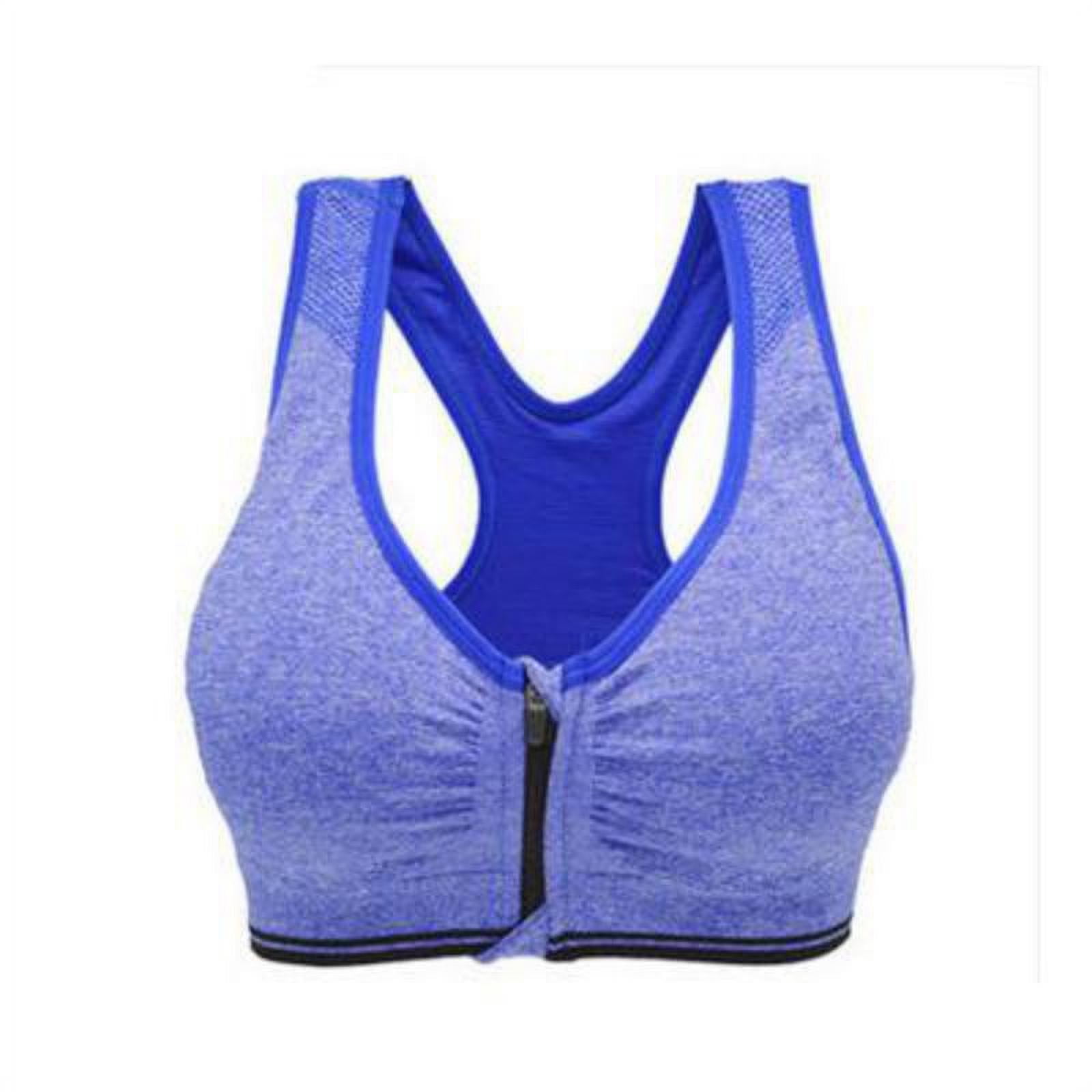 2019 HOT Bras Sports BH Bra Front Zipper Top SEXY Women Fitness Push up Gym  Running Shockproof Workout Fast Dry Vest 3XL-M