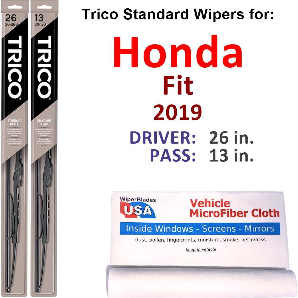 2019 Honda Fit Wiper Blades (Set of 2)