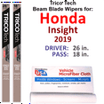 thumbnail image 1 of 2019 Honda Insight Beam Blade Wipers (Set of 2), 1 of 3