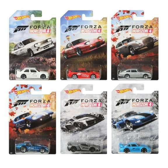 2019 Hot Wheels Forza Horizon 4 Series Complete Set Of 6, 1/64 Diecast Cars