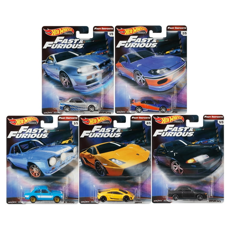 ミニカー HotWHeeLs FAST&d FURIOUS FAST IMPORTS 2019 Hot Wheels Premium Fast & Furious Fast Imports Complete