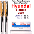 thumbnail image 1 of 2019 Hyundai Elantra Performance Beam Wipers (Set of 2), 1 of 3