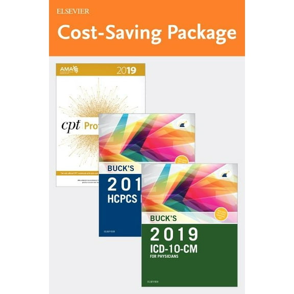 2019 ICD-10-CM Physician Edition, 2019 HCPCS Professional Edition and AMA 2019 CPT Professional Edition Package