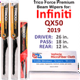 thumbnail image 1 of 2019 Infiniti QX50 Performance Beam Wipers (Set of 3) w/Rear Wiper, 1 of 3