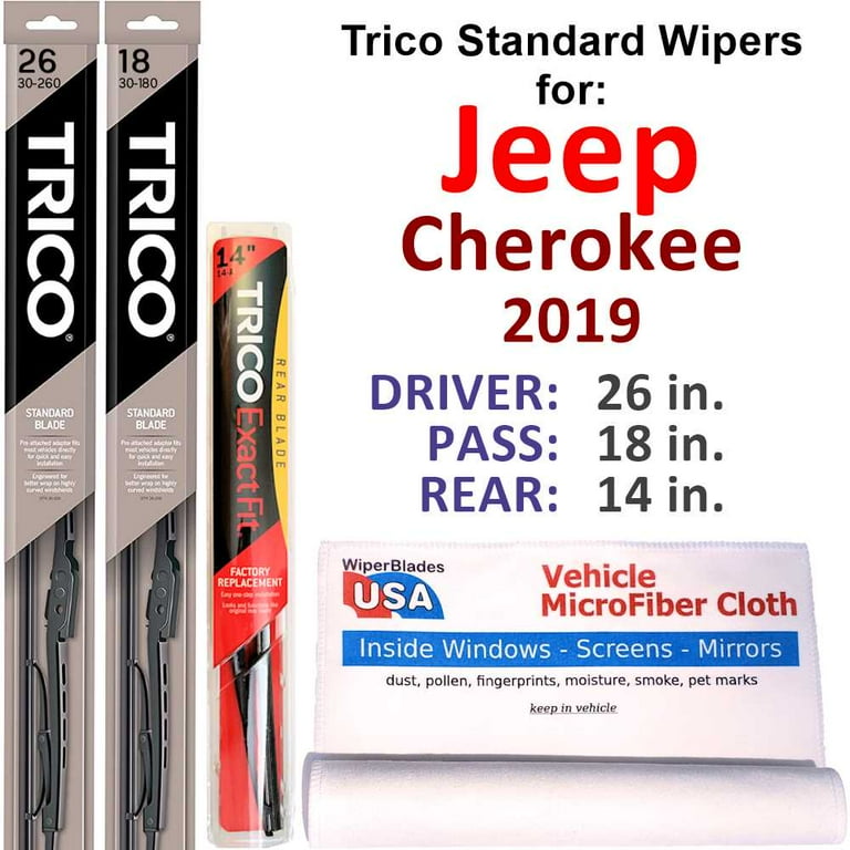 What Size Wiper Blades for 2019 Jeep Cherokee?