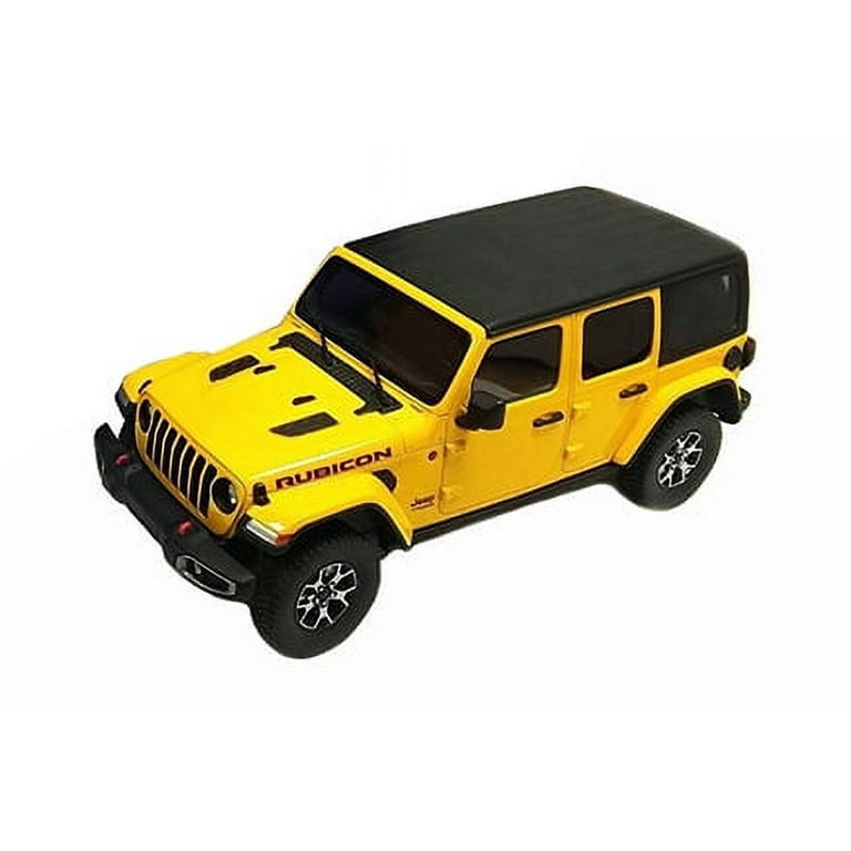 2019 Jeep Wrangler Rubicon, Yellow - GT Spirit US026 - 1/18 scale