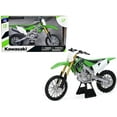 thumbnail image 1 of 2019 Kawasaki KX 450F Dirt Bike Motorcycle Green and White 1/6 Diecast Model by New Ray, 1 of 3