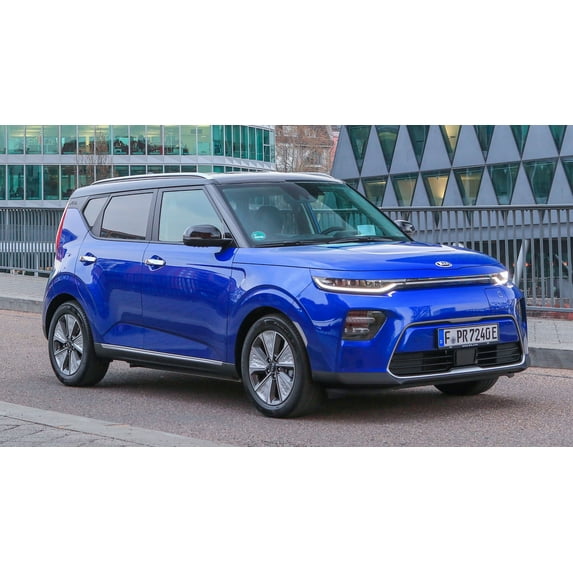 2019 Kia e-Soul Style A - 12x18 Inch Laminated Poster - Stunning Detail and Bold Colors