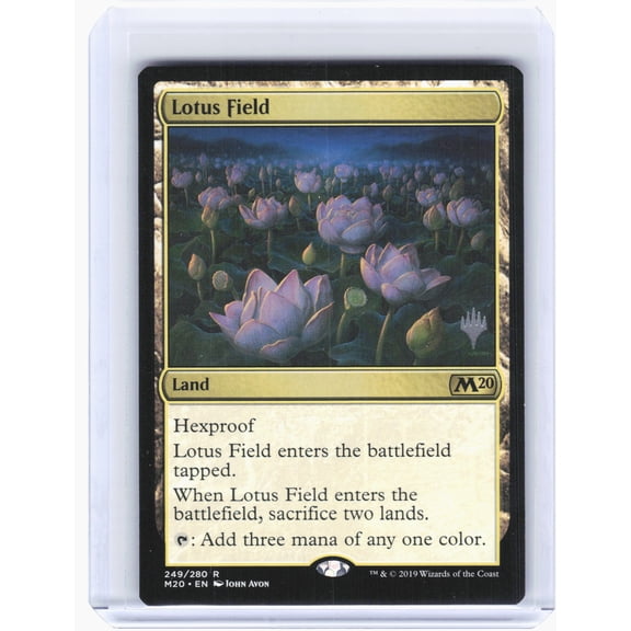 2019 Magic The Gathering Lotus Field #249 Promo Pack Core Set 2020 Rare Nonfoil NM Or Better
